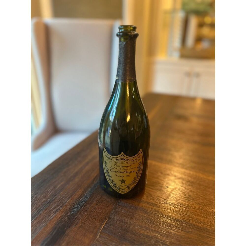 Dom Perignon champagne bottle